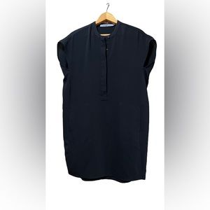 ⚫️ EUC - Marc NY Boxy Shirt Dress W/ Pockets Black LBD
